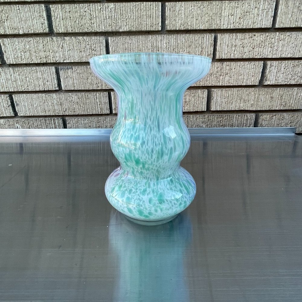 Murano Glass Vase Lavorazione Arte Murano